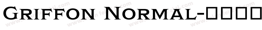 Griffon Normal字体转换
